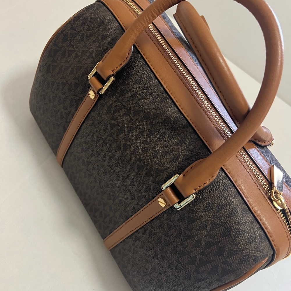 Michael Kors Brown and Black Crossbody Bag - Picture 6 of 15